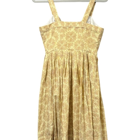 Anthropologie Maeve Cafe yellow midi dress size 2 - Picture 5 of 11